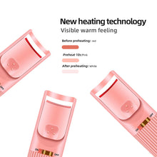 Load image into Gallery viewer, heated eyelash curler,  long-lasting styling,  natural-looking curl ,battery models - pink
