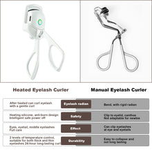 Load image into Gallery viewer, Heated Eyelash Curler, USB Rechargeable, Electric Heated Eyelash Curler, Two-Position Temperature Control, Long-Lasting Heated Eyelash Curler for Thick and Sparse Eyelashes, 24 Hour Long-Lasting Curl
